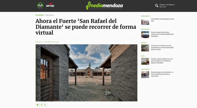 Cobertura de prensa — Media Mendoza